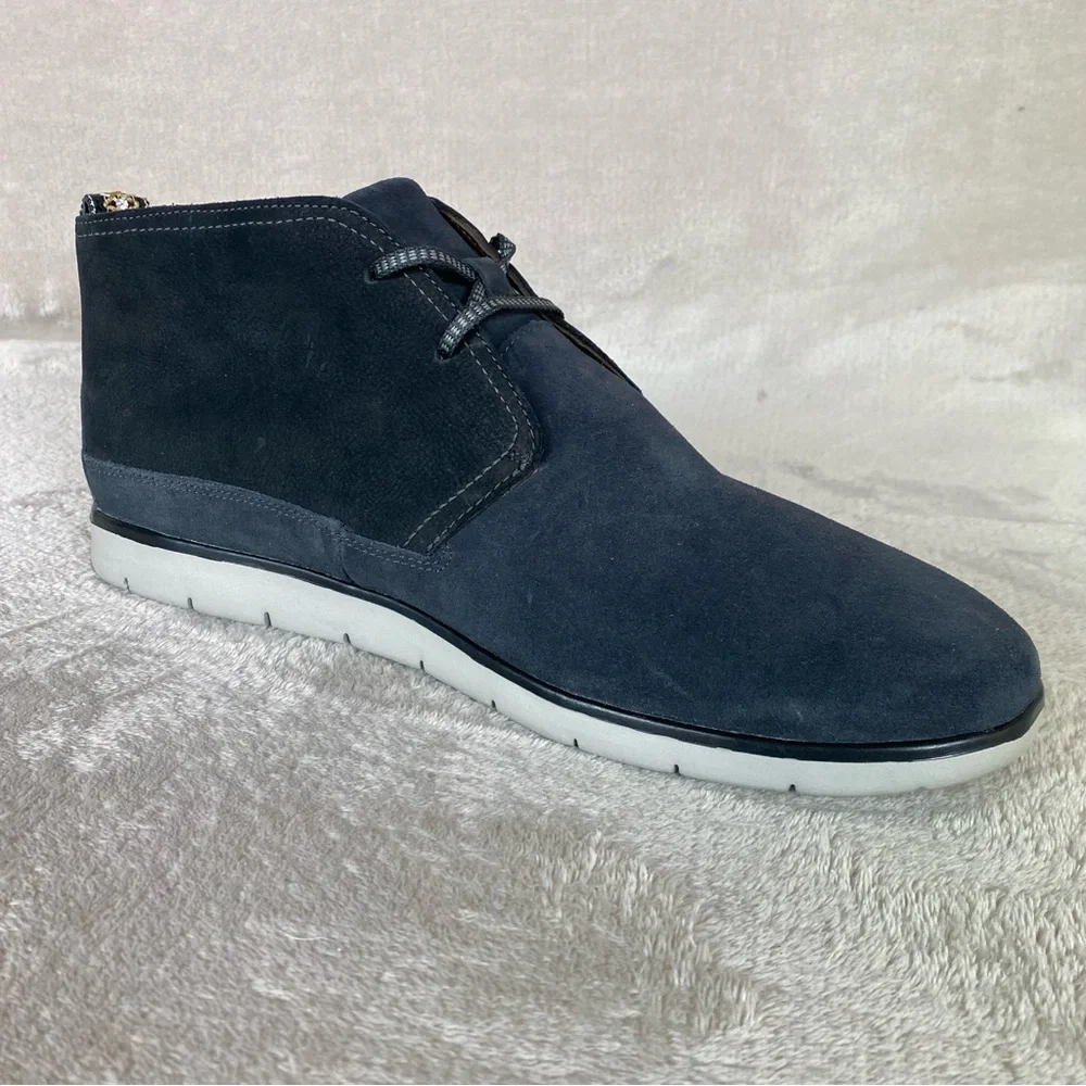 UGG Freamon Chukka Boots Mens Size 13 Blue Suede Waterproof Treadlite NEW